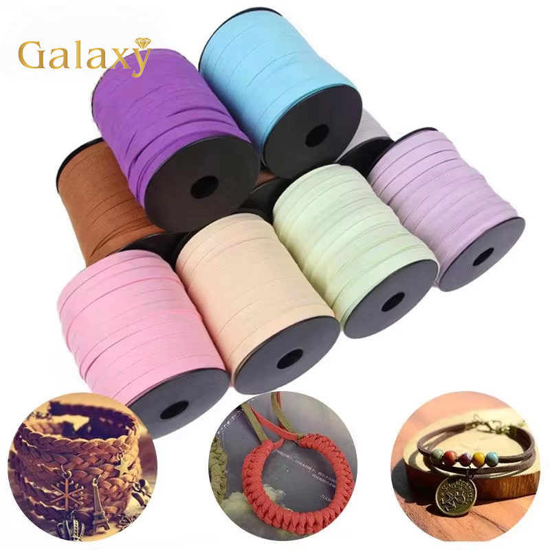 Velvet Ribbon Roll - 10mm 45m/Roll Korean Flat Faux Suede