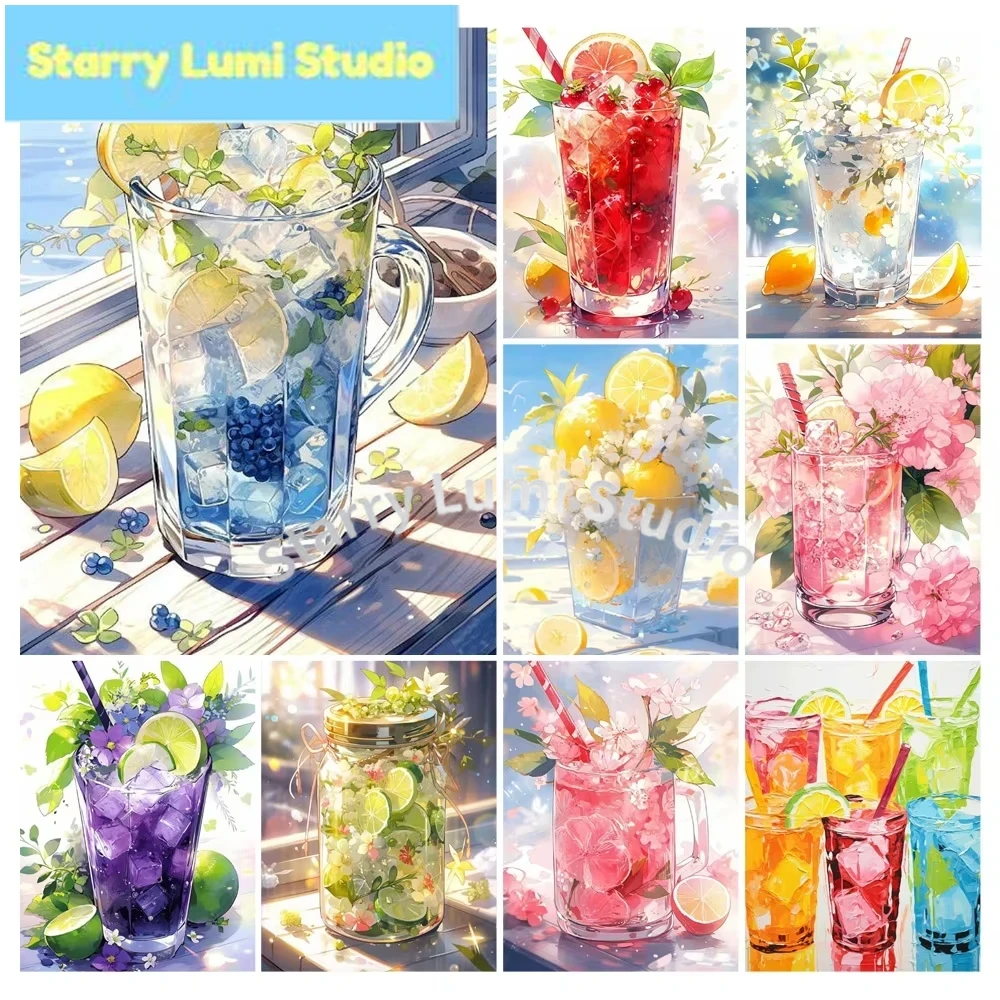 Embroidery Embellishments - Fruit Cup 5D DIY Diamond Painting