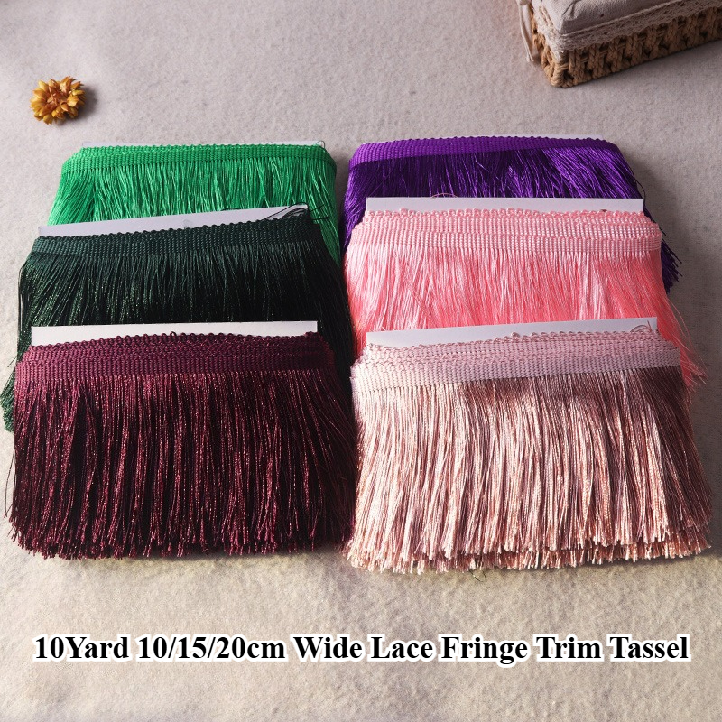 Fringe Ribbon Sewing - 10Yard 10/15/20cm Wide Lace Fringe Trim