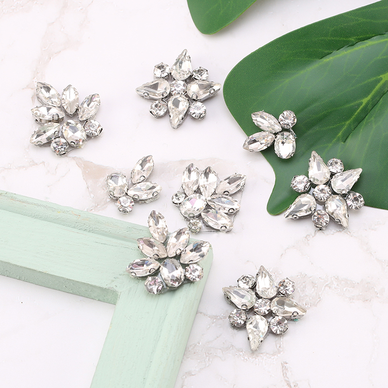 Hotfix Rhinestone Sheet - QIAO Glitter Rhinestones Ornament Clear Crystal