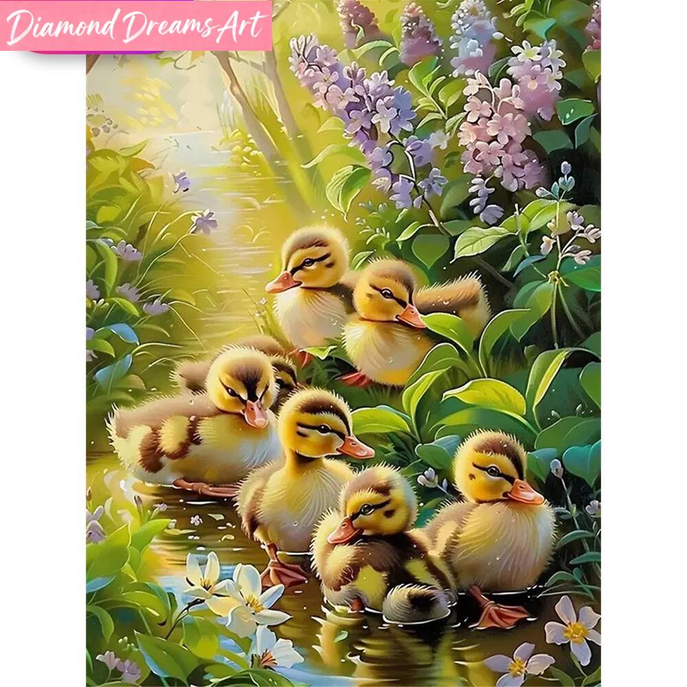Embroidery Embellishments - Frameless, 5D DIY Diamond Painting Duck