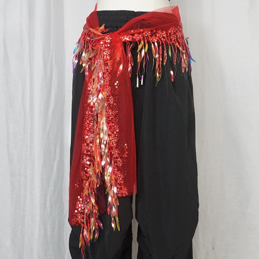 Tassel Fringe Trim - Womens Jazz dance Costume Hip Scarf