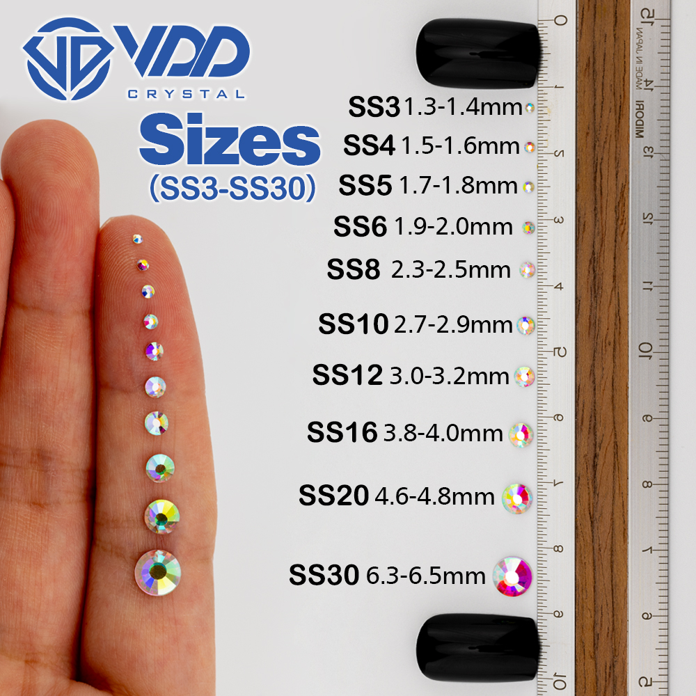 VDD 011 Hyacinth  Non-hotfix N - Hotfix Rhinestone Sheet ulasan dan harga