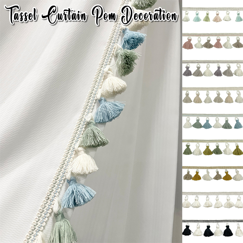 Embroidery Jacquard Ribbon Lac - Fringe Ribbon Sewing ulasan dan harga