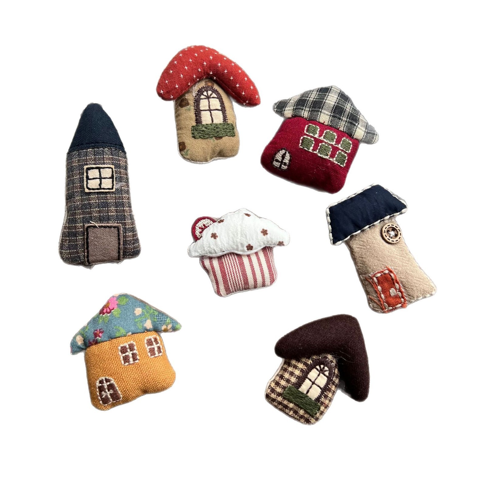 Stuffed Fabric Mushroom House  - Craft Embellishments ulasan dan harga