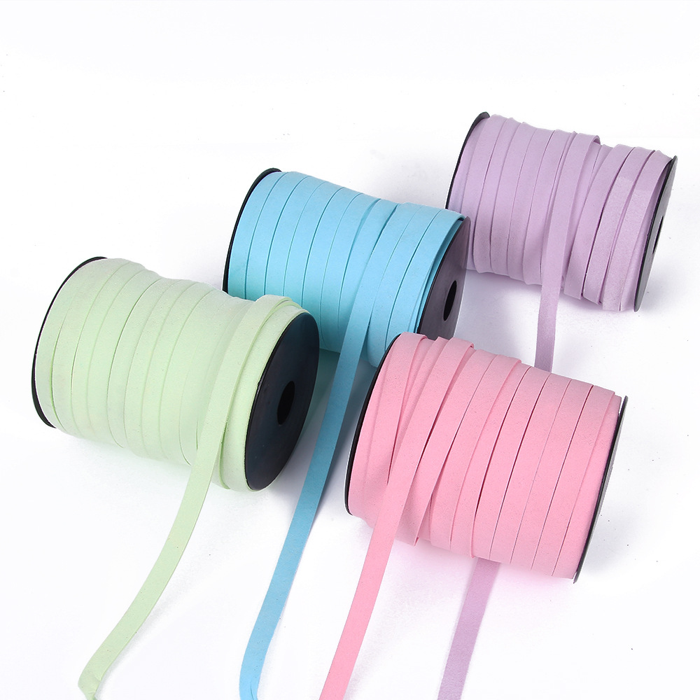 10mm 45m/Roll Korean Flat Faux - Velvet Ribbon Roll ulasan dan harga