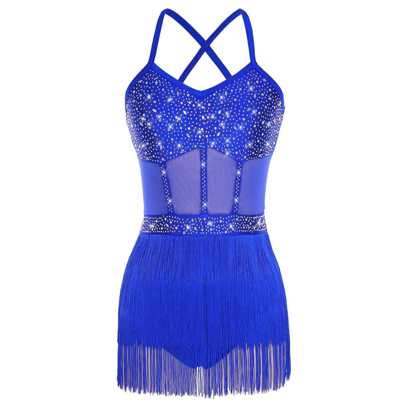 Womens Rhinestone Latin Tango  - Rhinestone Banding Trim ulasan dan harga