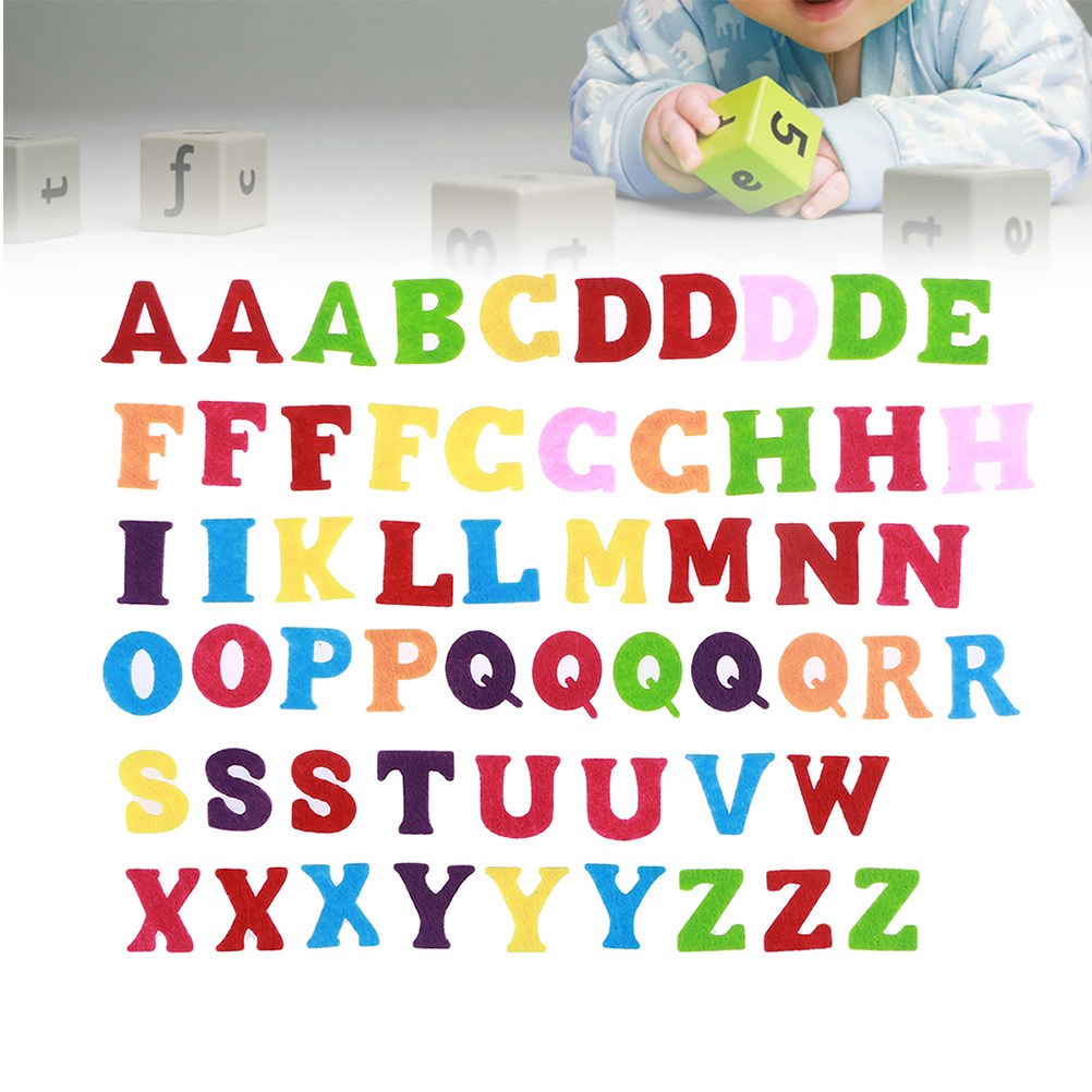 50Pcs Felt Alphabet Letters So - Embellishment Glue Craft ulasan dan harga