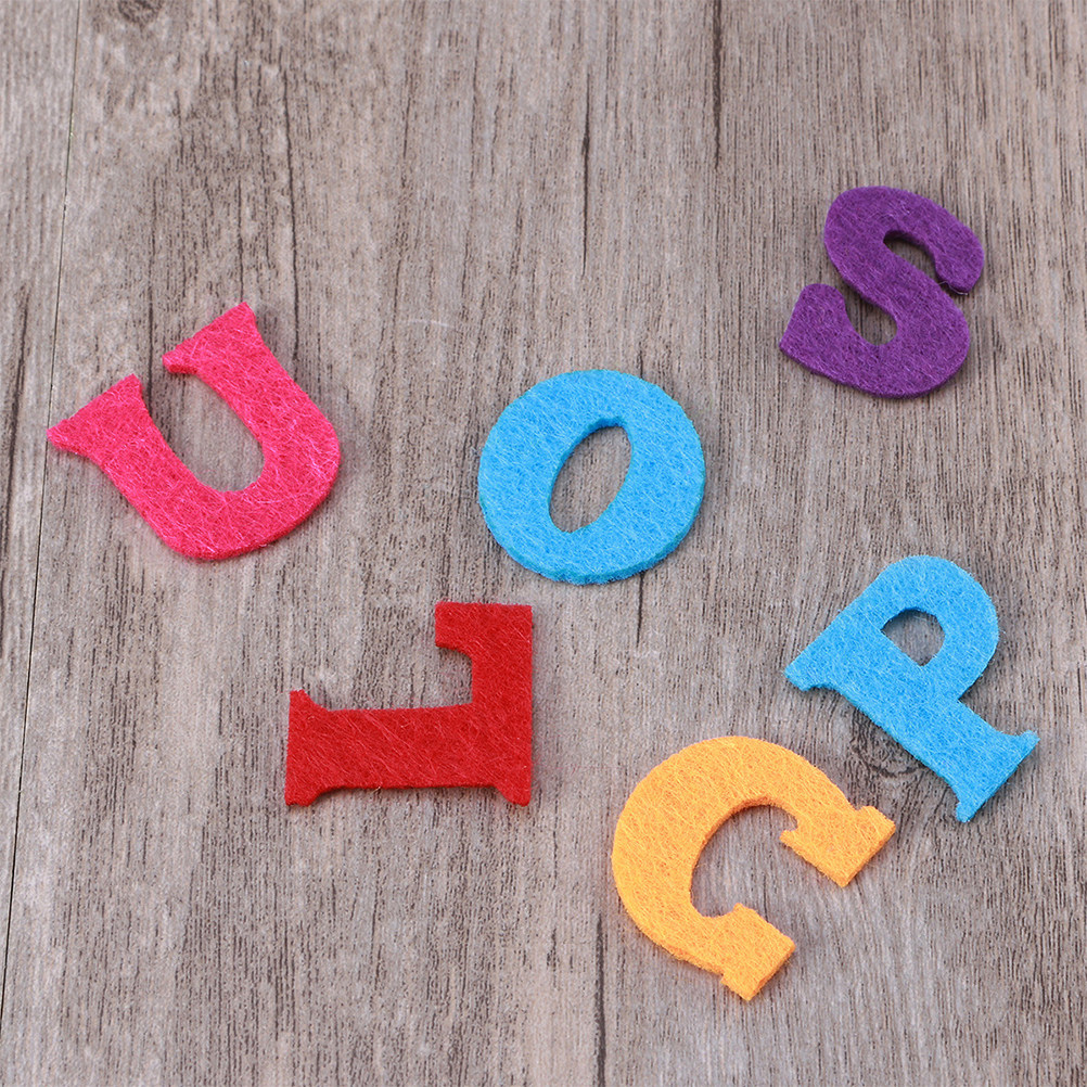 50Pcs Felt Alphabet Letters So - Embellishment Glue Craft ulasan dan harga