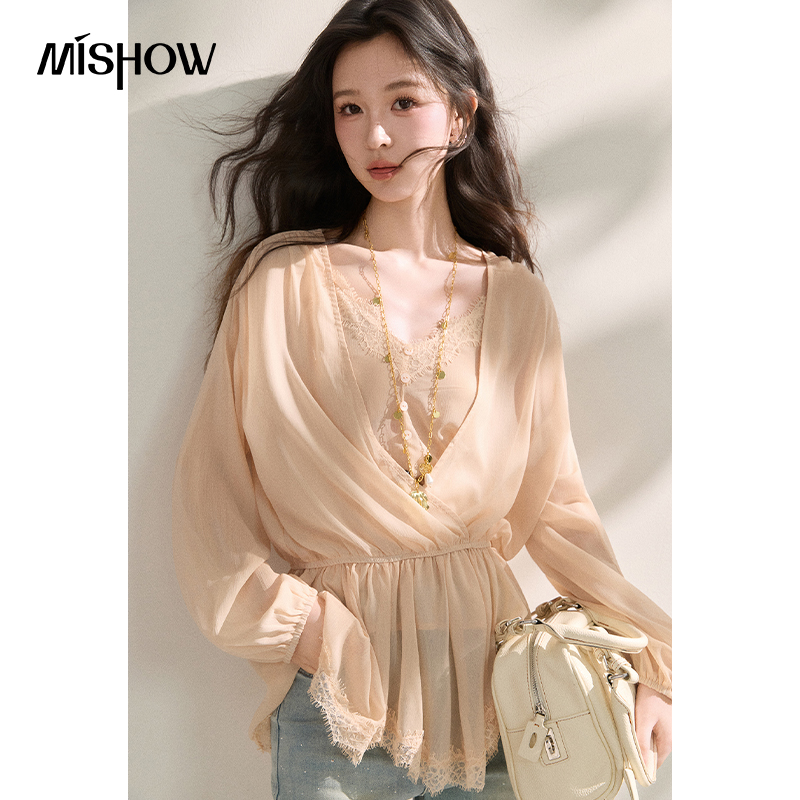 MISHOW Women's French Style Be - Elastic Lace Trim ulasan dan harga