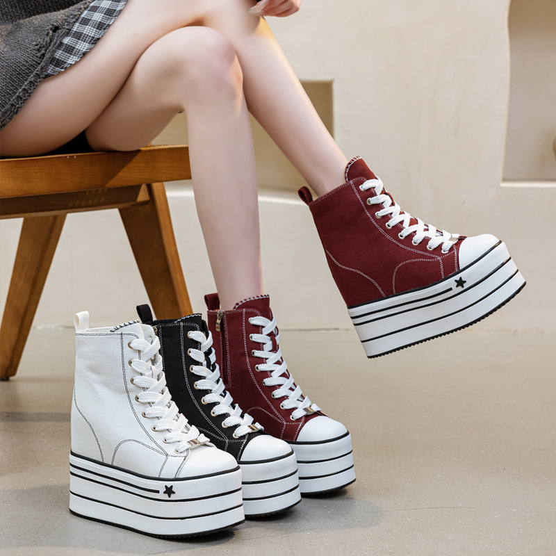 Custom 16cm High Heel Platform - Guipure Lace Panel ulasan dan harga