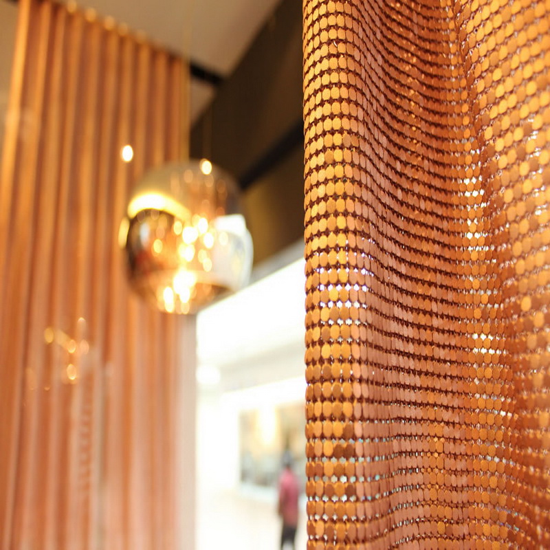 Gold Aluminum Metal Sequin Fab - Crystal Mesh Fabric ulasan dan harga