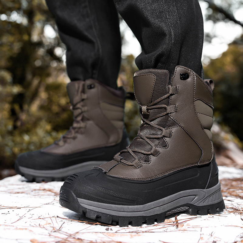 Men's Non-Slip Warm Hiking Sho - Guipure Lace Panel ulasan dan harga