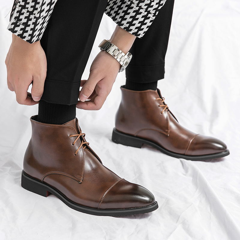 English Style Men's Genuine Le - Guipure Lace Panel ulasan dan harga