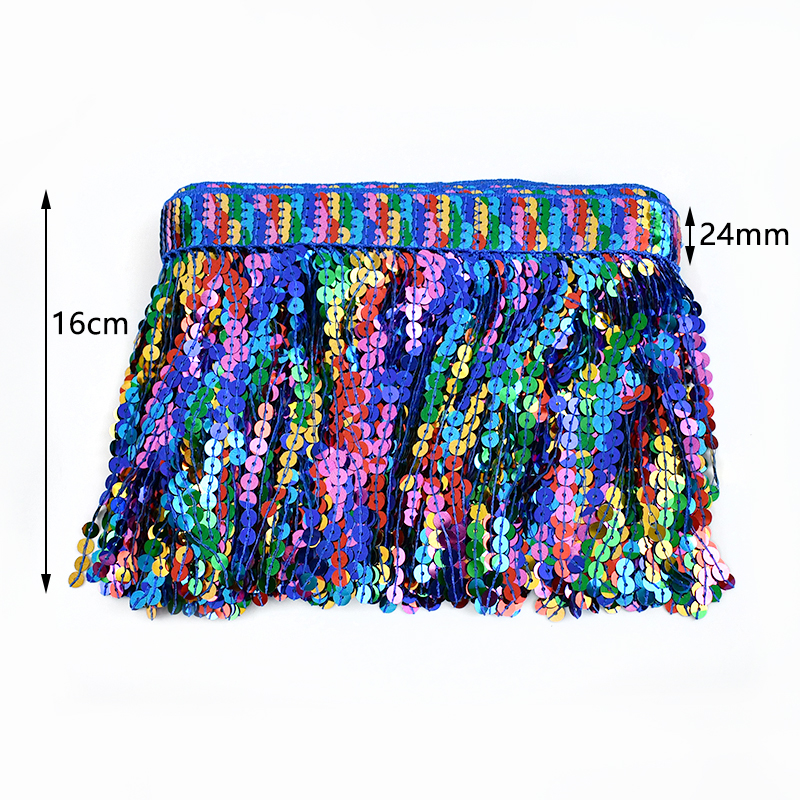 5/10Yards Sequin Fringe Tassel - Fringe Ribbon Sewing ulasan dan harga