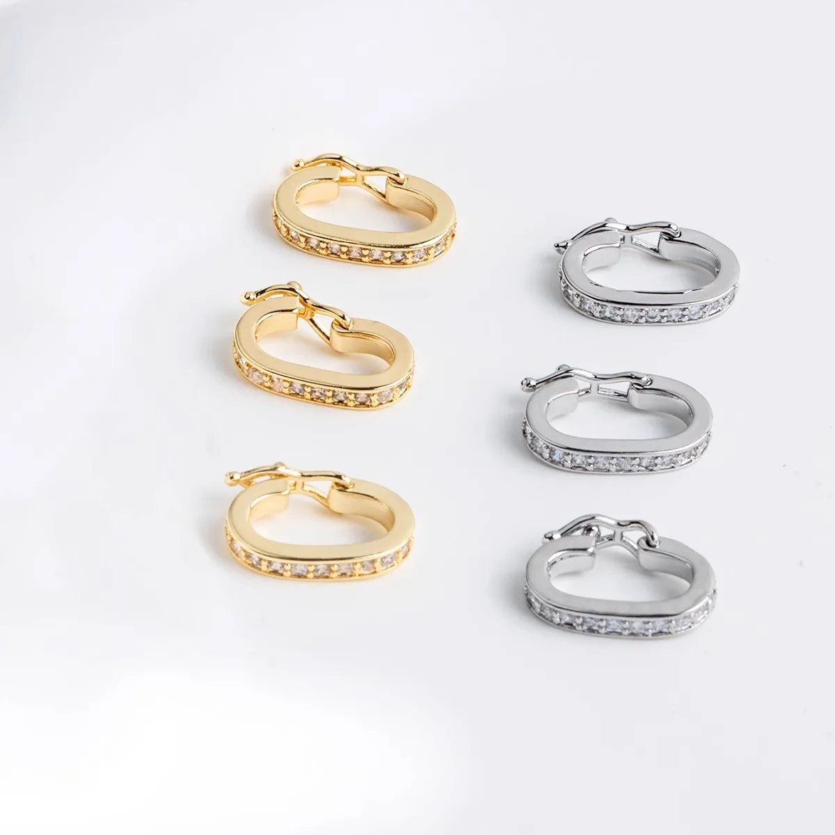 18K Real Gold Plated Micro Zir - Pearl Trim Chain ulasan dan harga