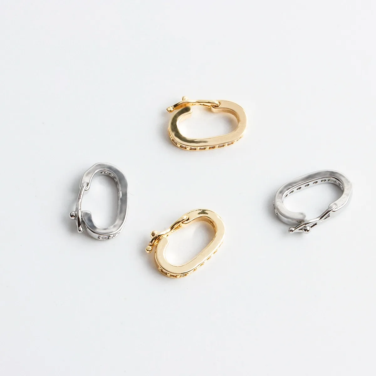 18K Real Gold Plated Micro Zir - Pearl Trim Chain ulasan dan harga