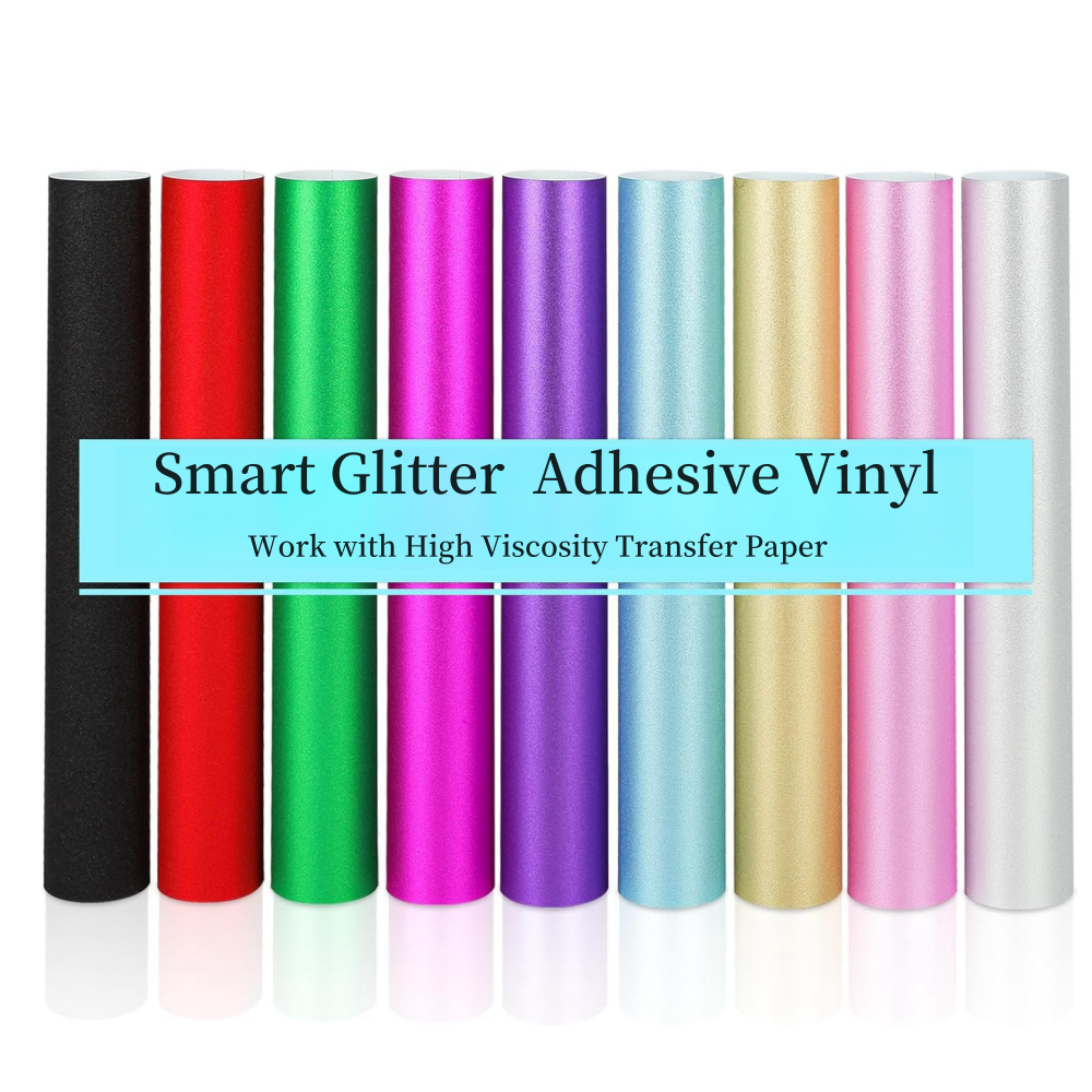 Smart Glitter Adhesive Vinyl f - Glitter Vinyl Roll ulasan dan harga