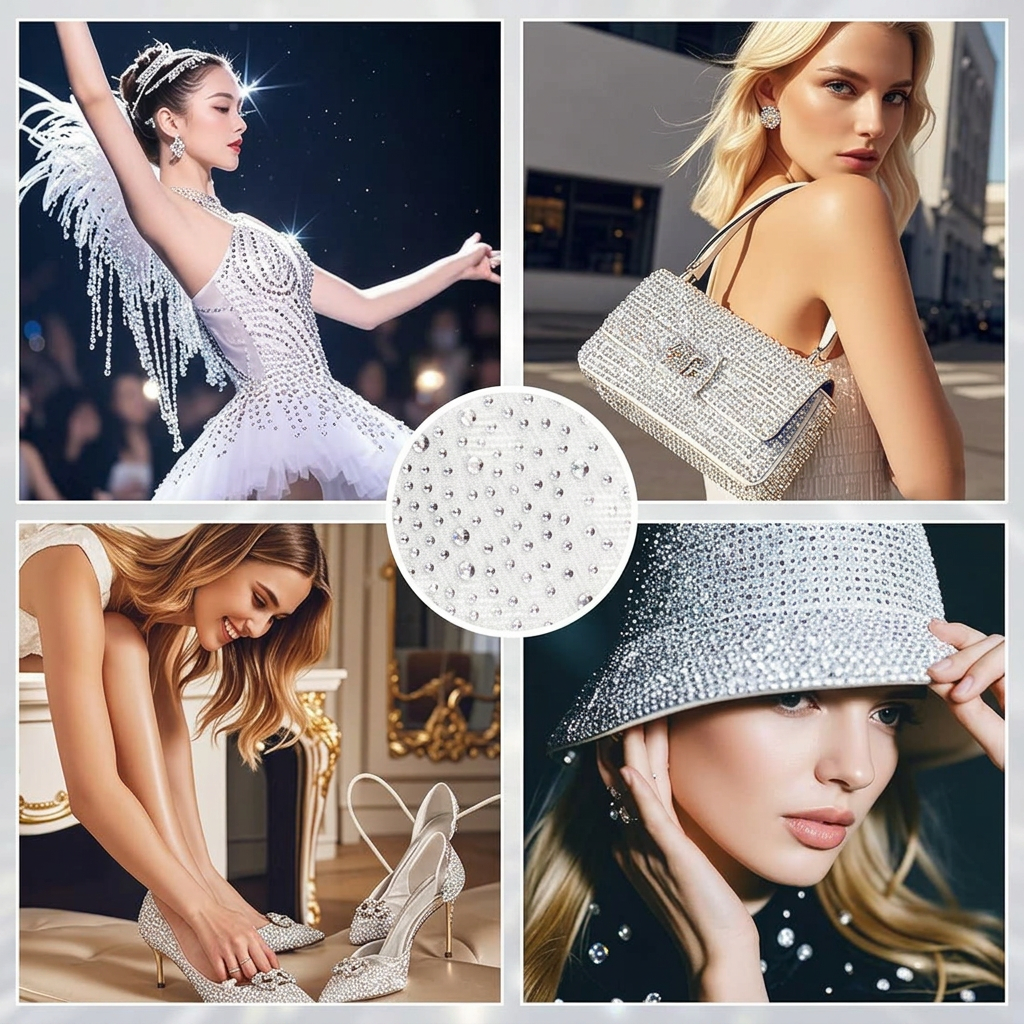 Rhinestone Applique Hot Fix Gl - Hotfix Rhinestone Sheet ulasan dan harga