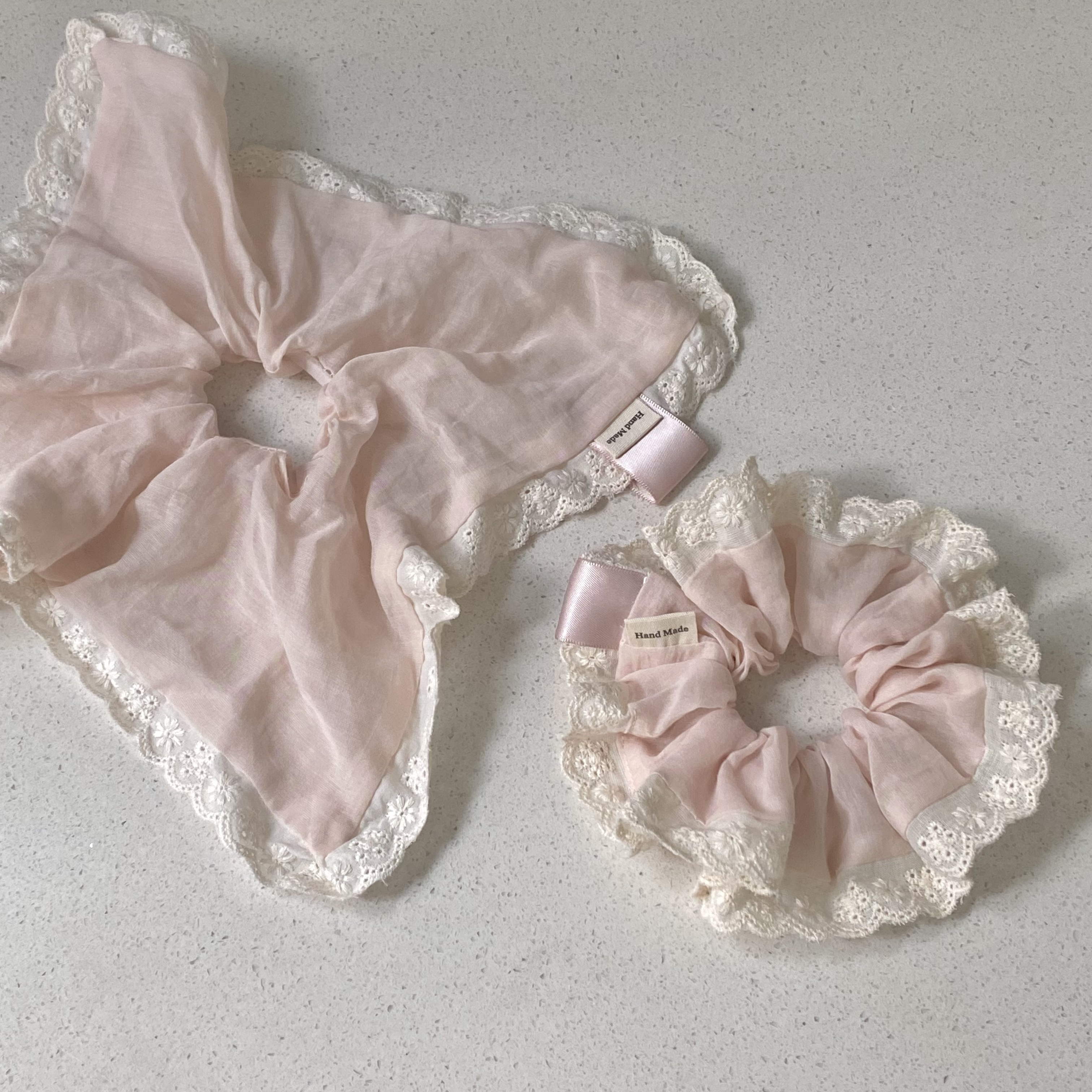 1PC Pink Lace - Trimmed Hair A - Elastic Lace Trim ulasan dan harga