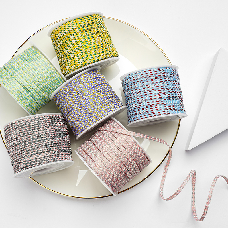 3mm Narrow Dot Stripe Polyeste - Velvet Ribbon Roll ulasan dan harga