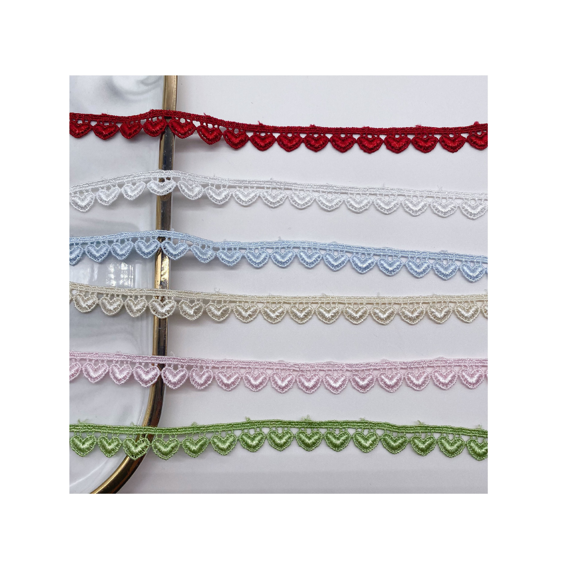 4Yards Embroidered Multicolor  - Guipure Lace Panel ulasan dan harga
