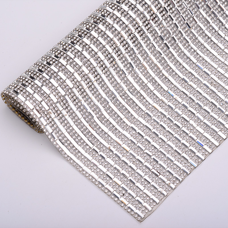 JUNAO 24*40cm Clear Black Hotf - Hotfix Rhinestone Sheet ulasan dan harga