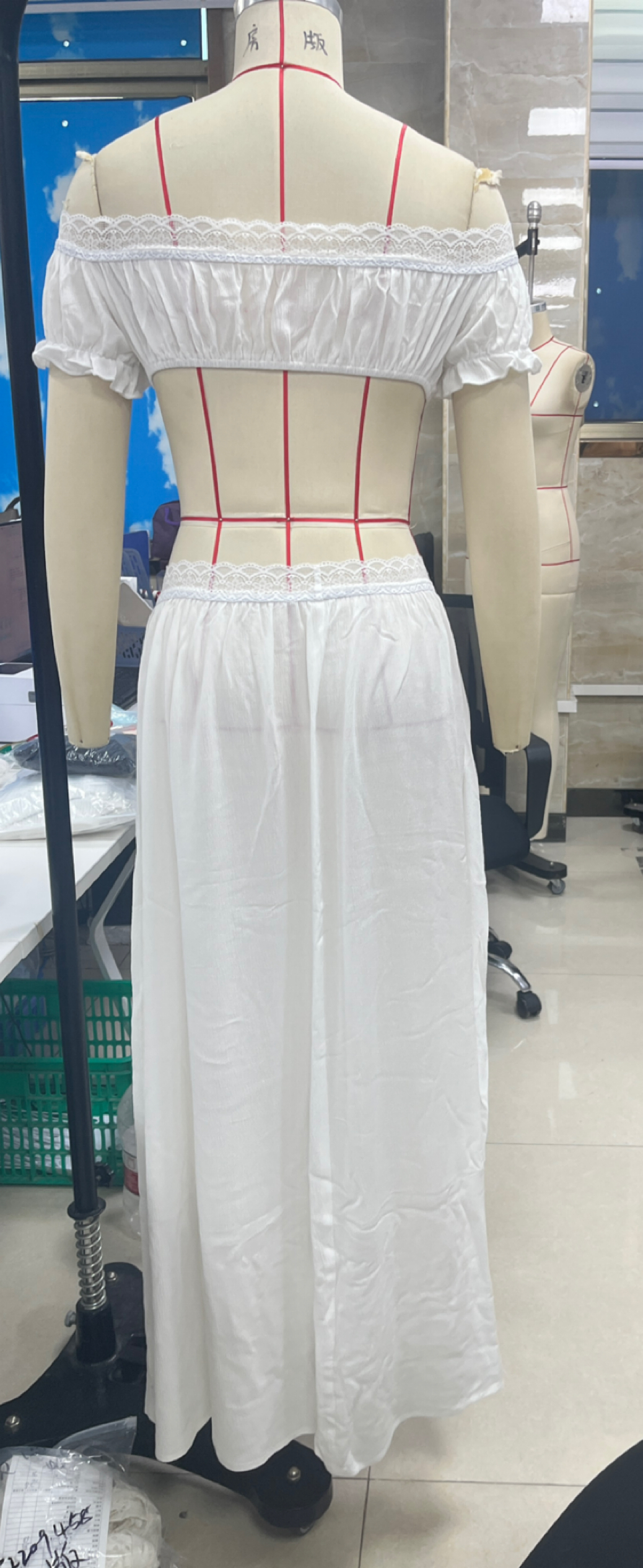 Women's 2 Piece Skirt Set Lace - Elastic Lace Trim ulasan dan harga