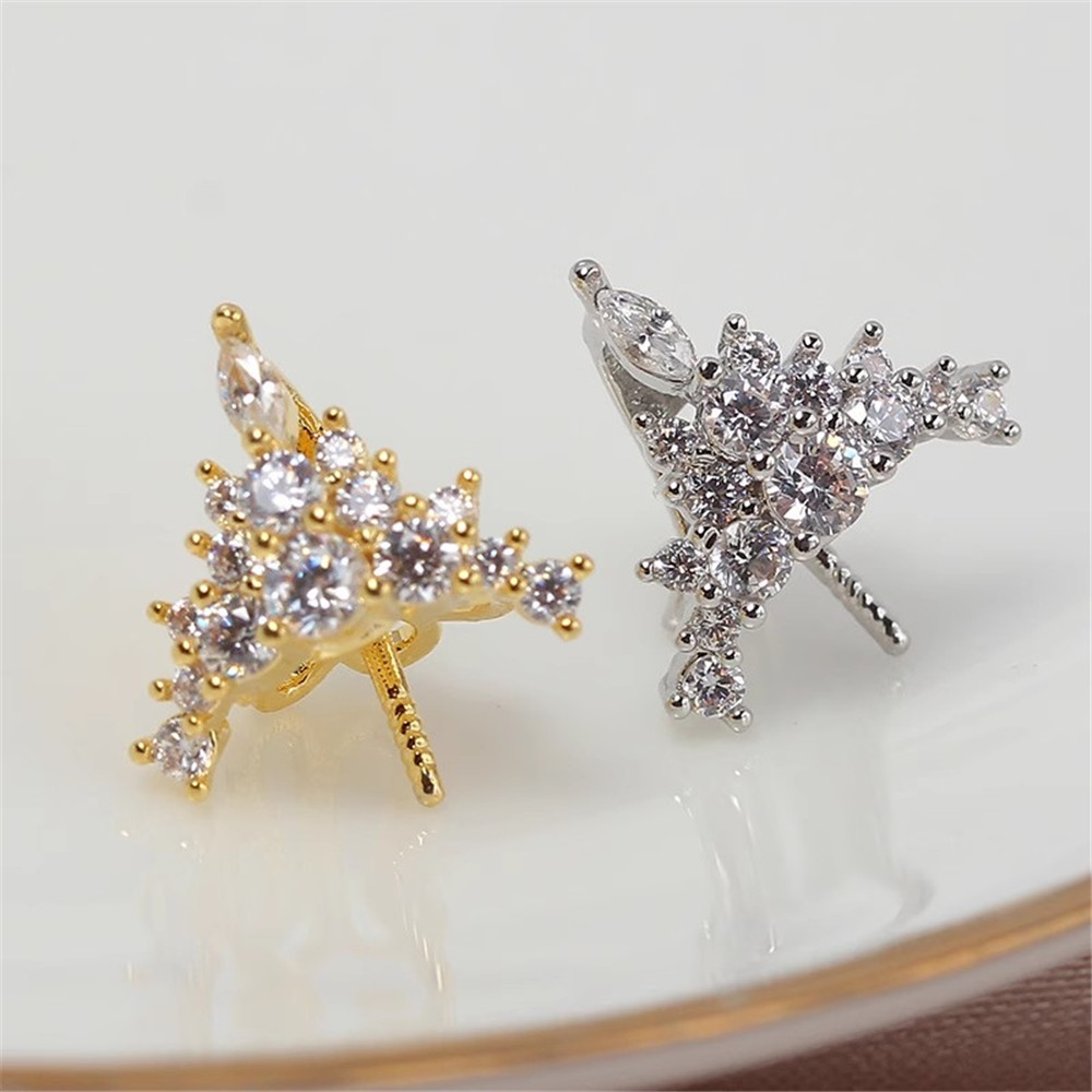 19 Style Half Hole Eye Pins Be - Pearl Trim Chain ulasan dan harga