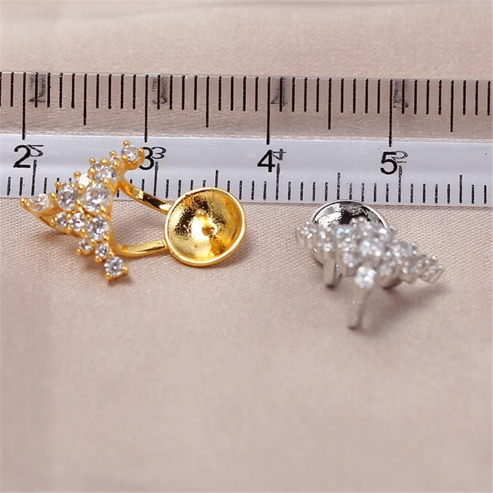 19 Style Half Hole Eye Pins Be - Pearl Trim Chain ulasan dan harga