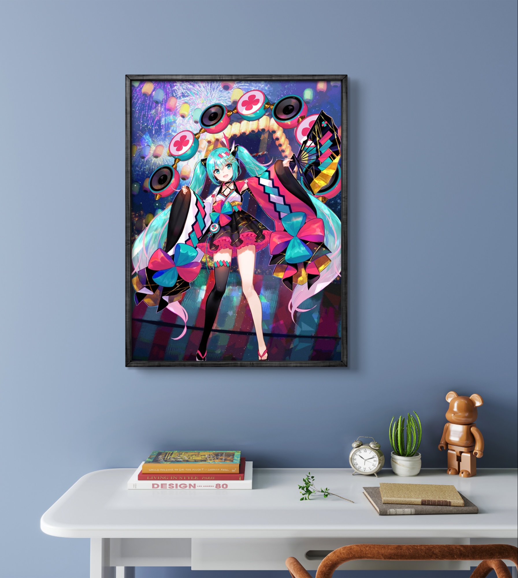 Frameless,Singer Miku DIY Diam - Embroidery Embellishments ulasan dan harga