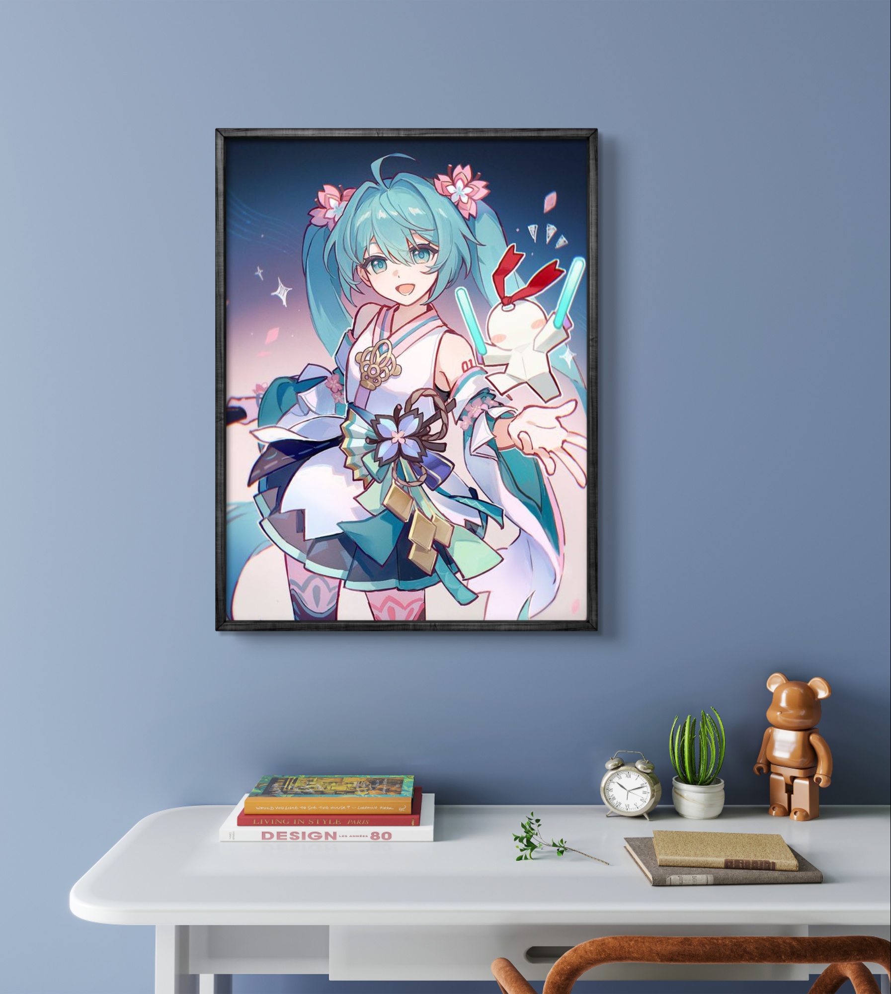 Frameless,Singer Miku DIY Diam - Embroidery Embellishments ulasan dan harga