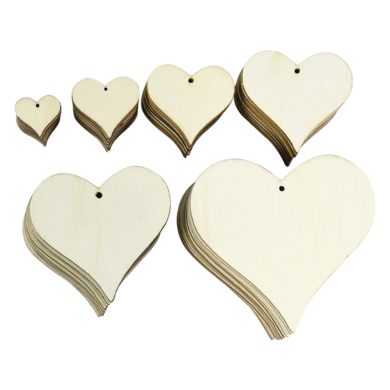 10-100pcs Unfinished Blank Woo - Craft Embellishments ulasan dan harga