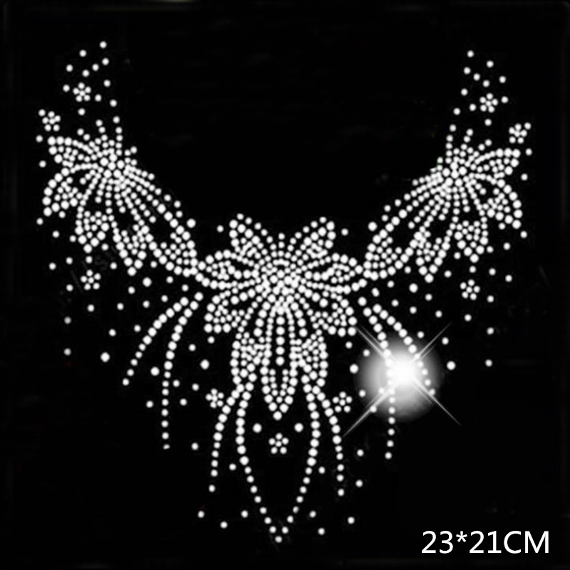 23*22cm 3 color hotfix rhinest - Hotfix Rhinestone Sheet ulasan dan harga