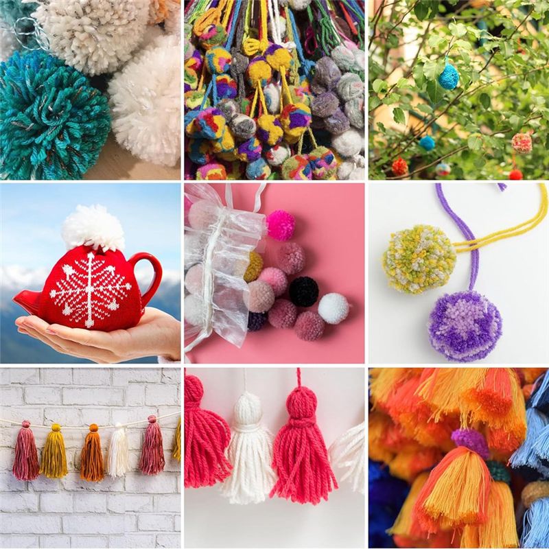 ABNM Pom Makers Set Tool Winde - Pom Pom Maker Tool ulasan dan harga