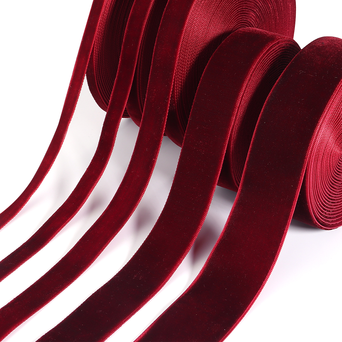 5-10yards/roll Velvet Ribbons  - Velvet Ribbon Roll ulasan dan harga