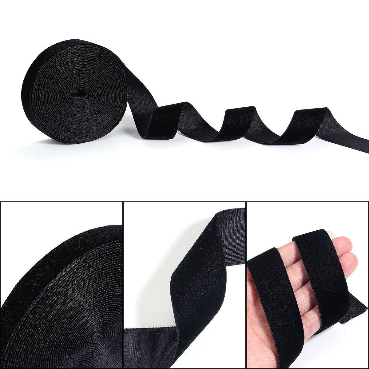 5-10yards/roll Velvet Ribbons  - Velvet Ribbon Roll ulasan dan harga