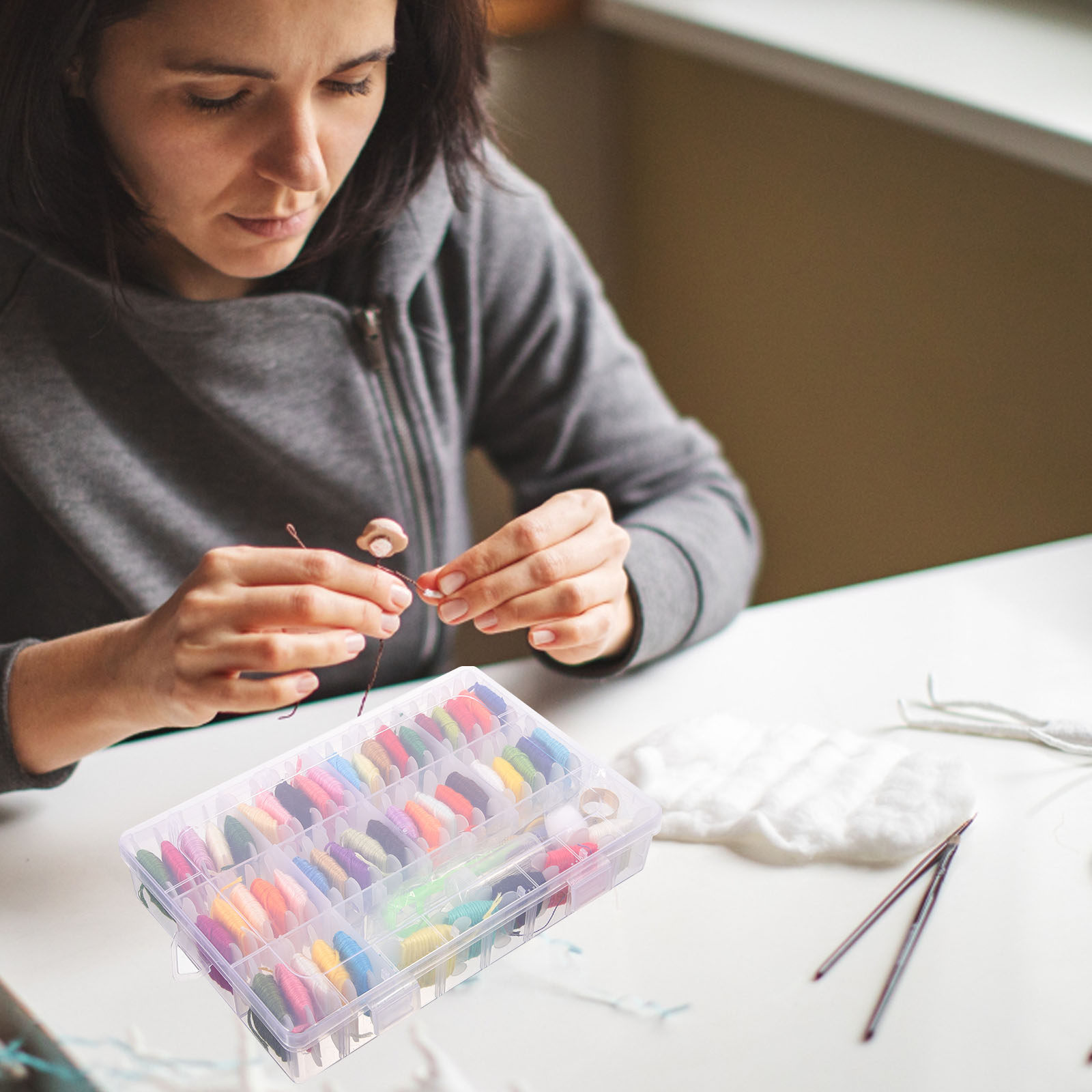 Embroidery Kit Beginner DIY Cr - Embroidery Craft ulasan dan harga