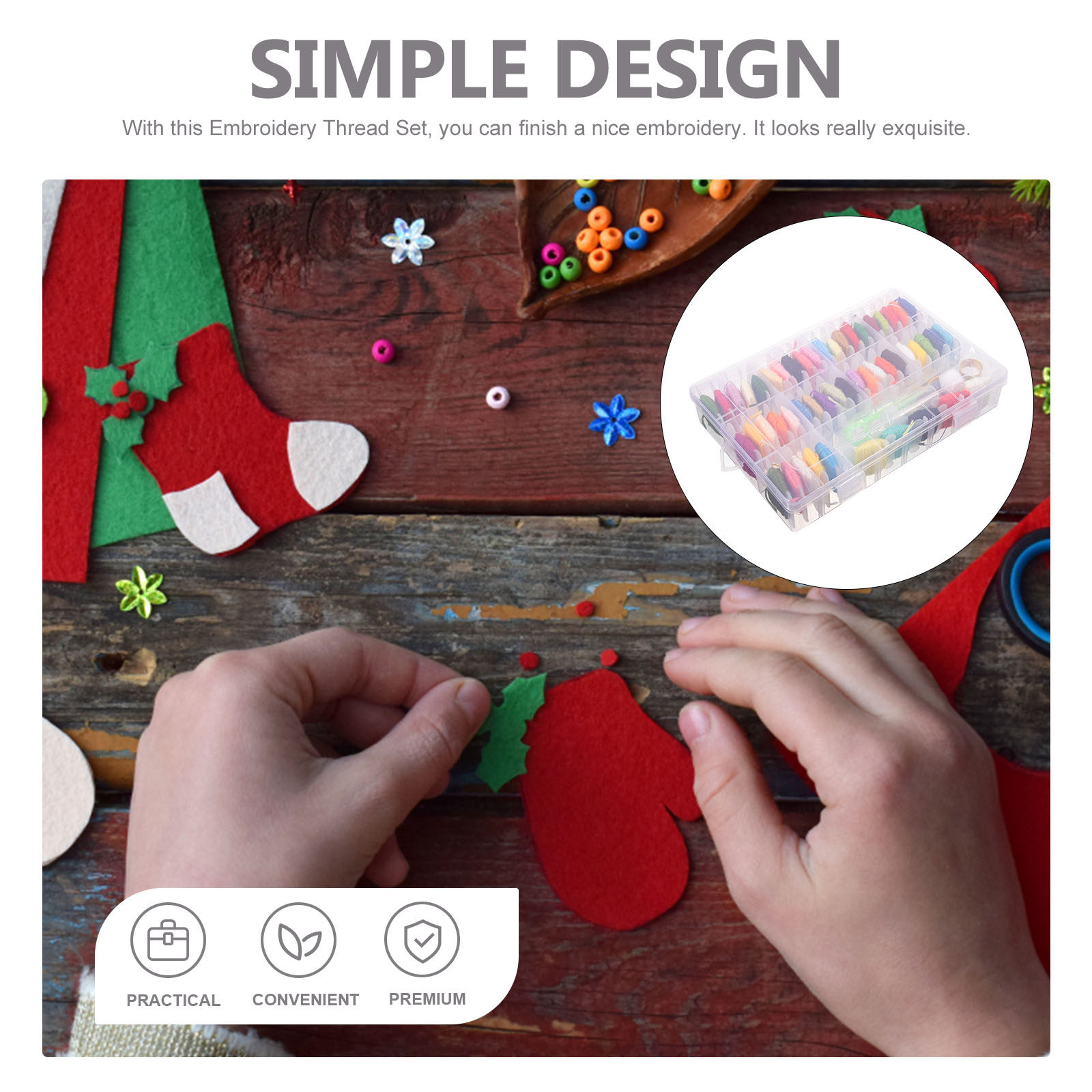 Embroidery Kit Beginner DIY Cr - Embroidery Craft ulasan dan harga
