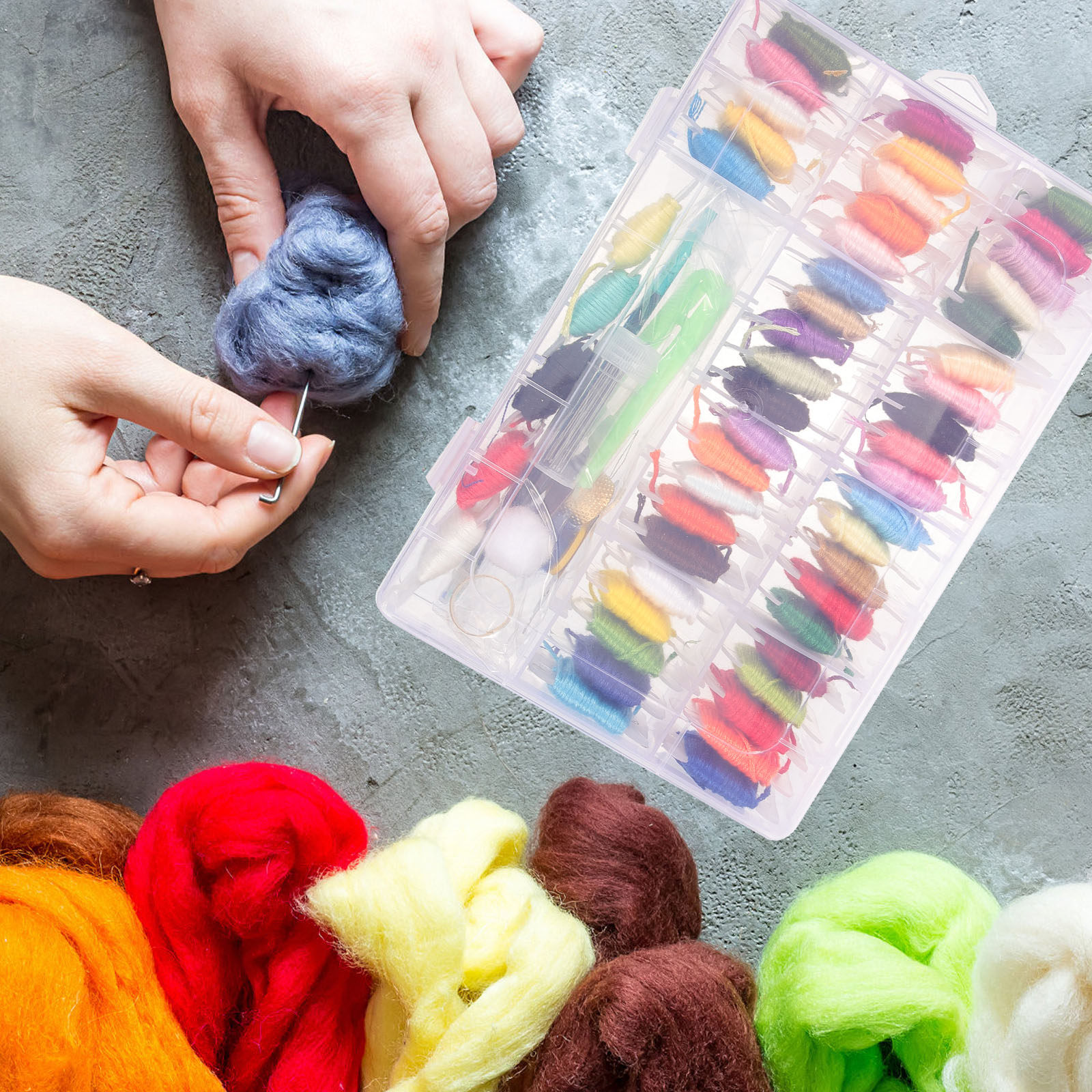 Embroidery Kit Beginner DIY Cr - Embroidery Craft ulasan dan harga