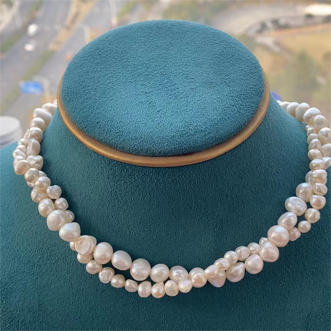 HENGSHENG Baroque Freshwater 5 - Pearl Trim Chain ulasan dan harga