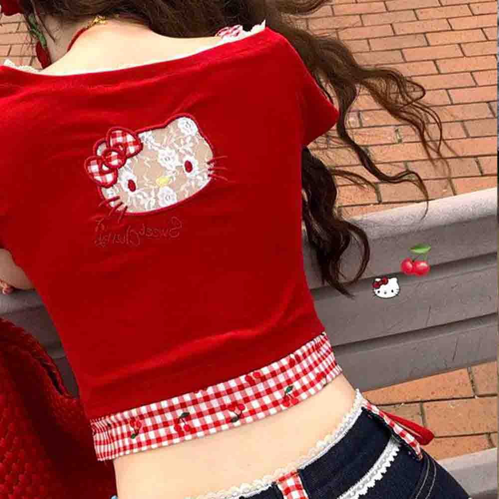 Hello Kitties Summer Women's S - Embellish Knit ulasan dan harga