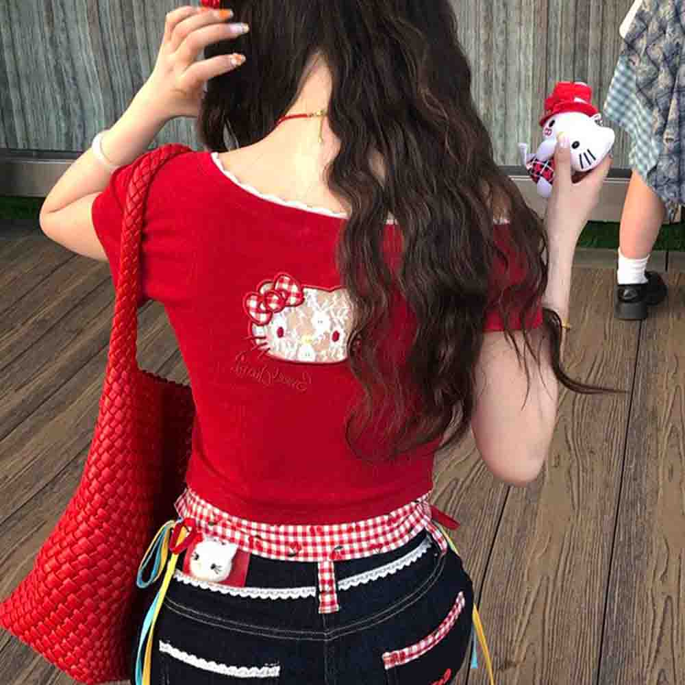 Hello Kitties Summer Women's S - Embellish Knit ulasan dan harga