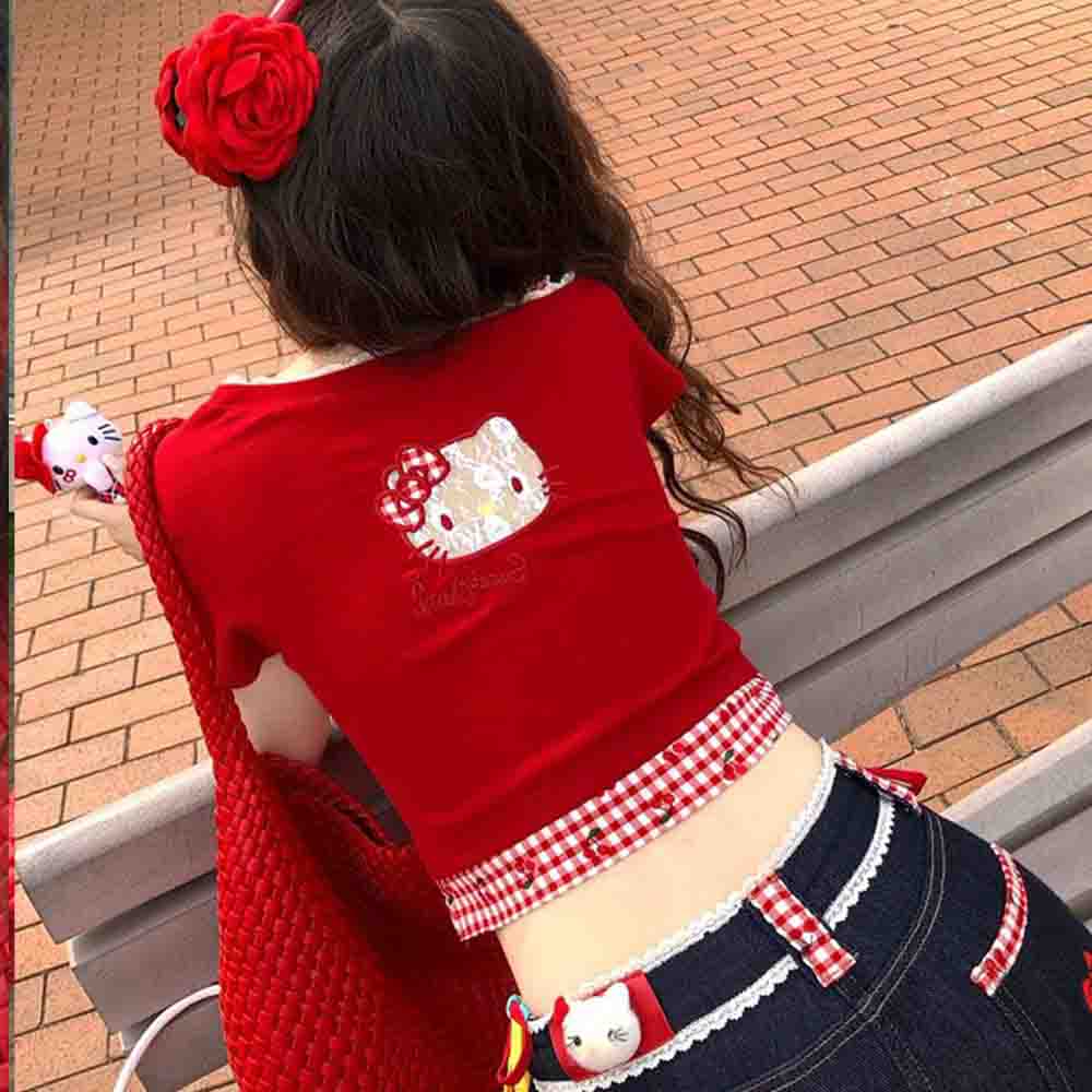 Hello Kitties Summer Women's S - Embellish Knit ulasan dan harga