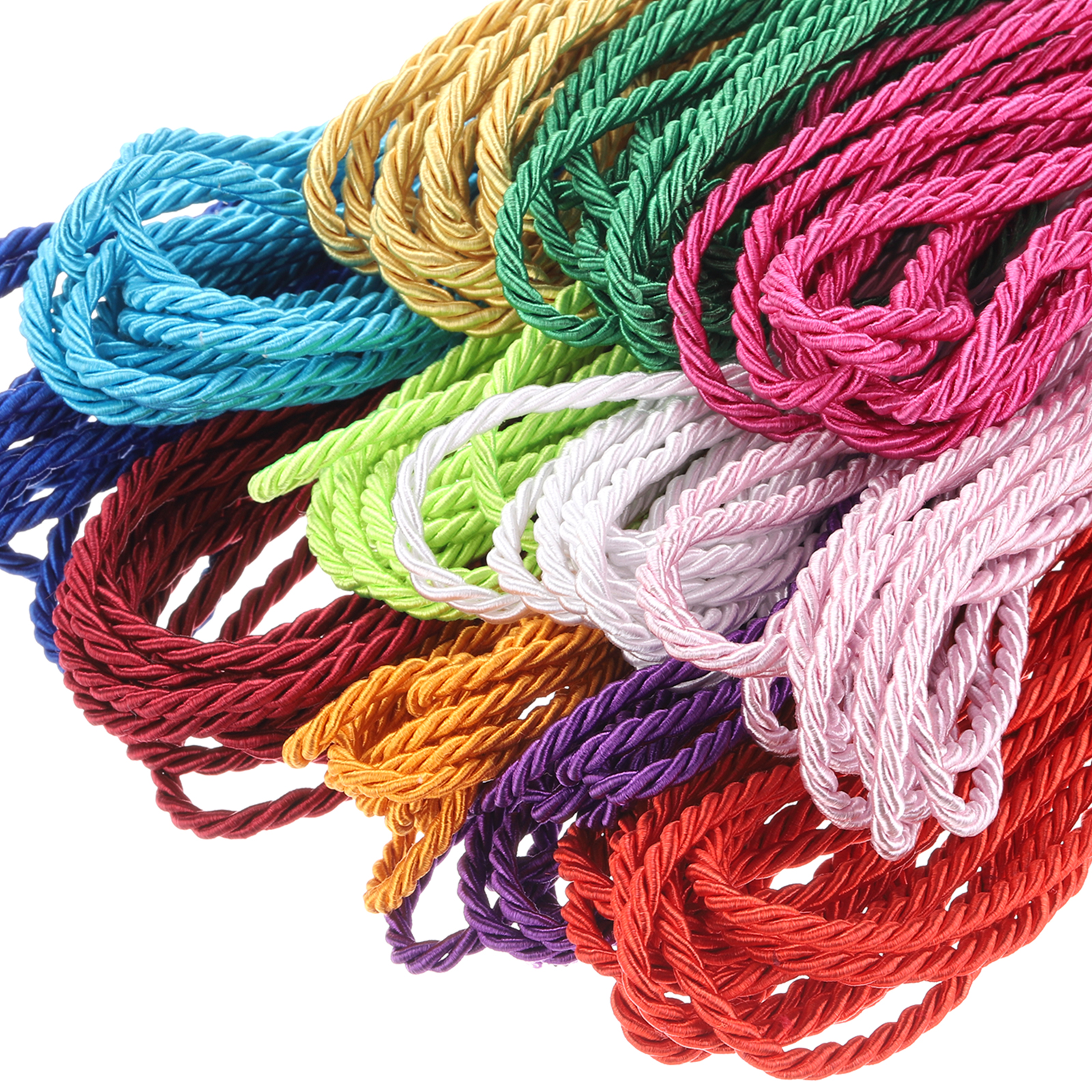 Uxcell 5 Yard 3mm Twisted Cord - Cord Trim Twisted ulasan dan harga