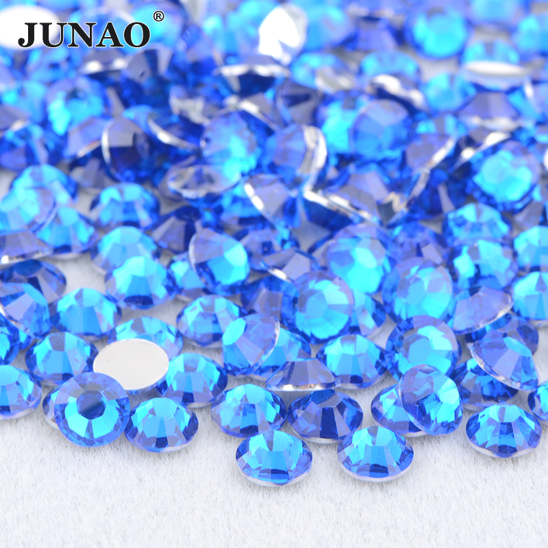 JUNAO Wholesale 2 3 4 5 6 mm S - Hotfix Rhinestone Sheet ulasan dan harga