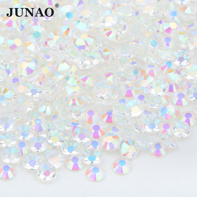 JUNAO Wholesale 2 3 4 5 6 mm S - Hotfix Rhinestone Sheet ulasan dan harga