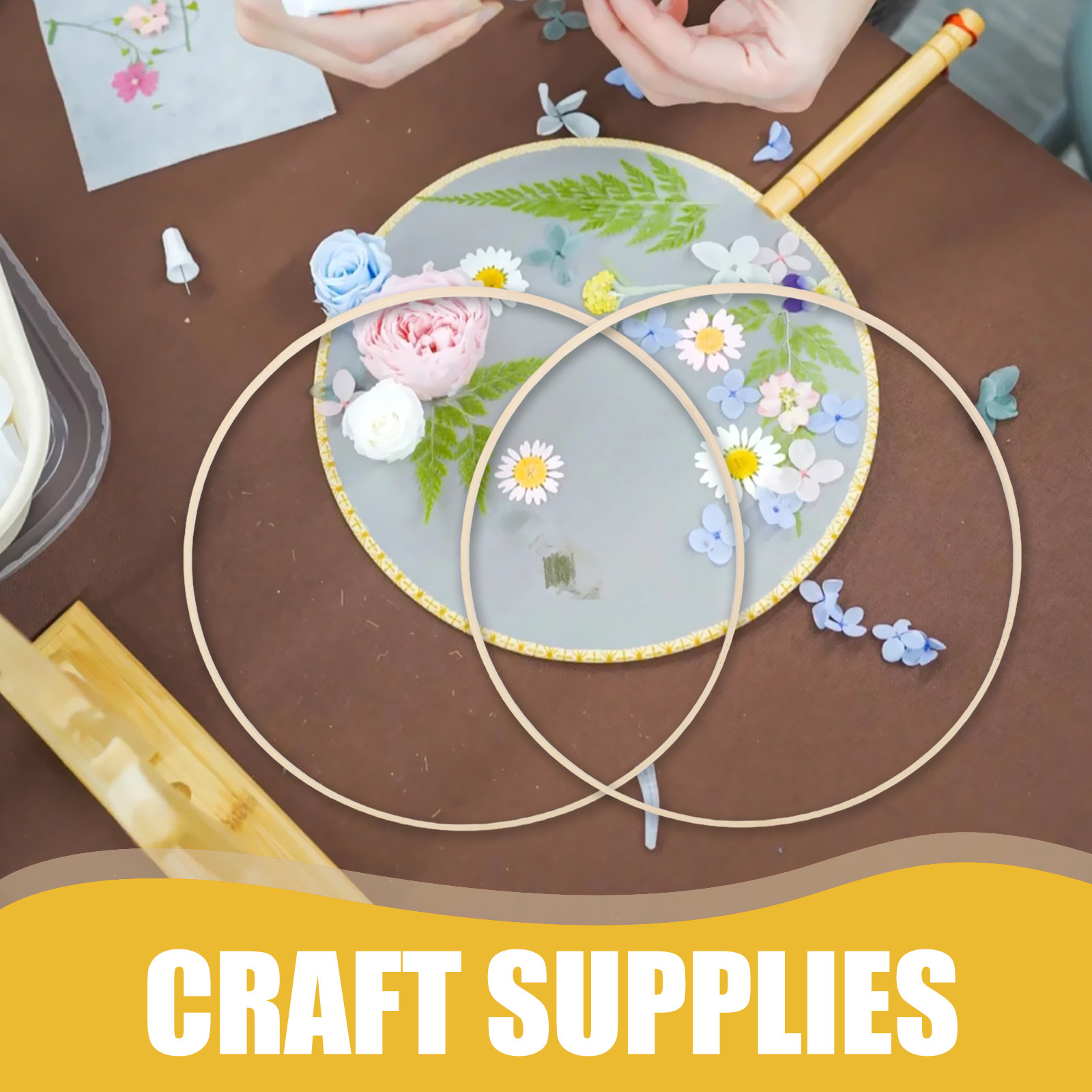 10 Pcs Craft Supplies for Wrea - Embroidery Craft ulasan dan harga