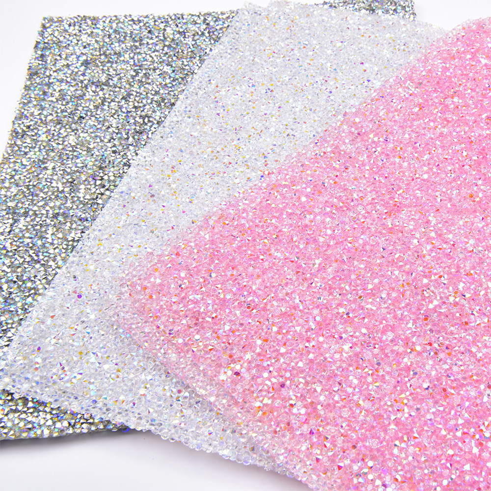 Shiny AB Colorful Resin Rhines - Hotfix Rhinestone Sheet ulasan dan harga