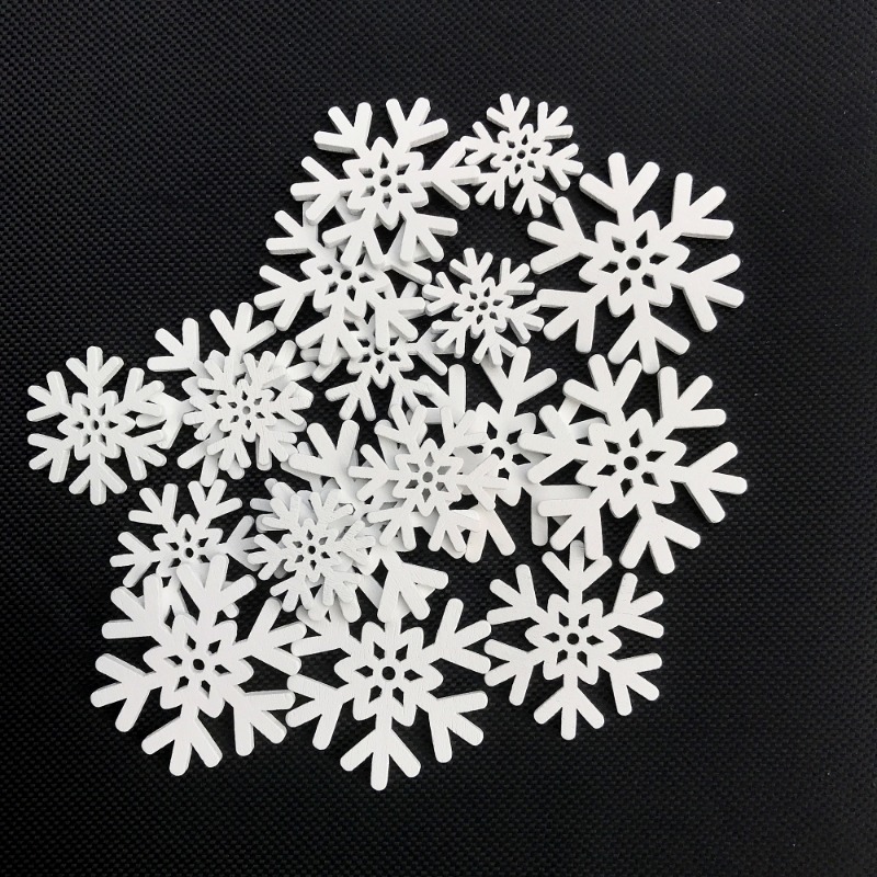 50pcs 20mm 25mm 30mm 35mm Mix  - Christmas Craft Embellishment ulasan dan harga